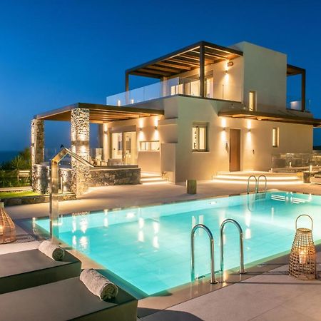 Kymo Instyle Villa - Sea View Private Pool Jacuzzi Kokkini Hani エクステリア 写真