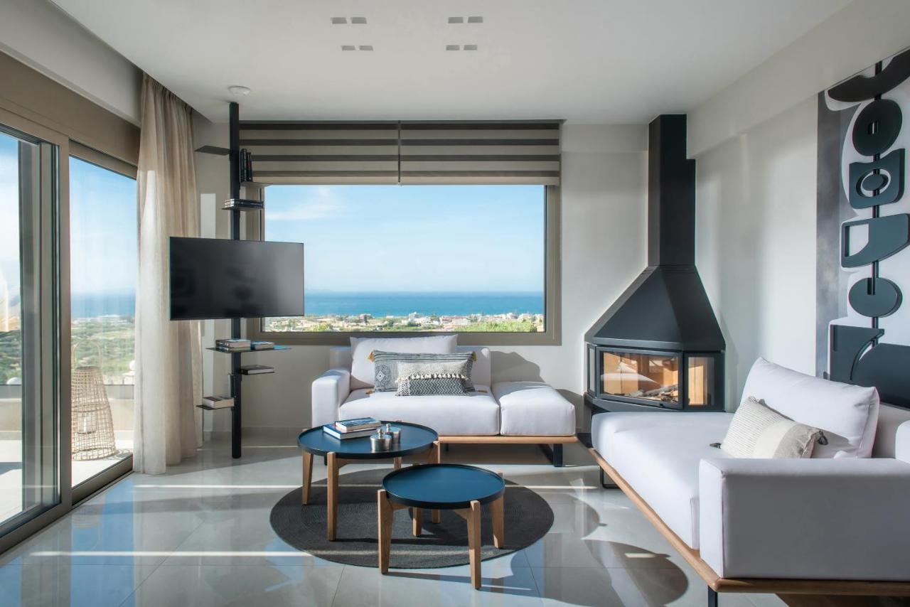 Kymo Instyle Villa - Sea View Private Pool Jacuzzi Kokkini Hani エクステリア 写真