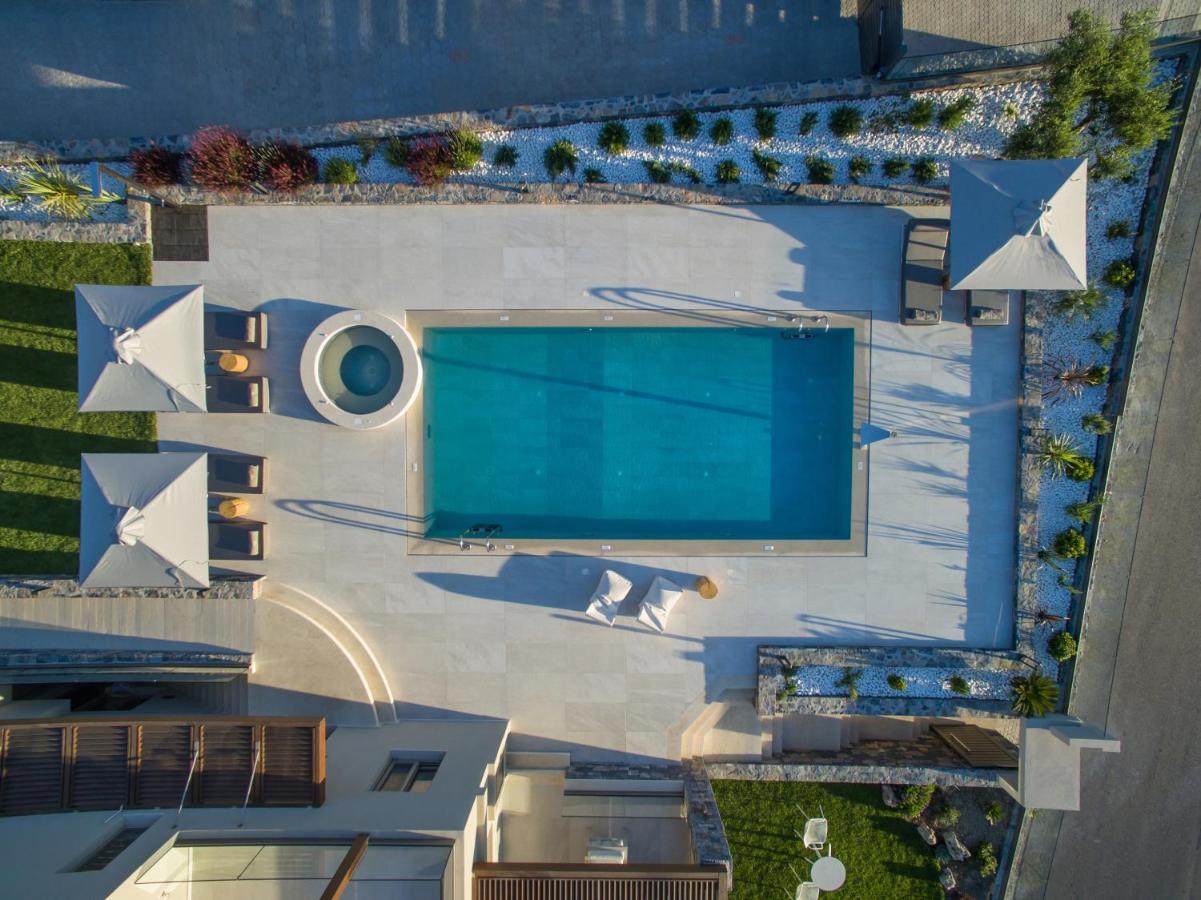 Kymo Instyle Villa - Sea View Private Pool Jacuzzi Kokkini Hani エクステリア 写真