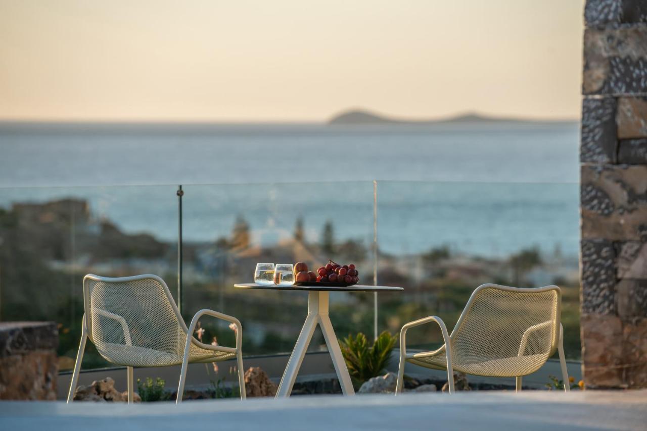 Kymo Instyle Villa - Sea View Private Pool Jacuzzi Kokkini Hani エクステリア 写真