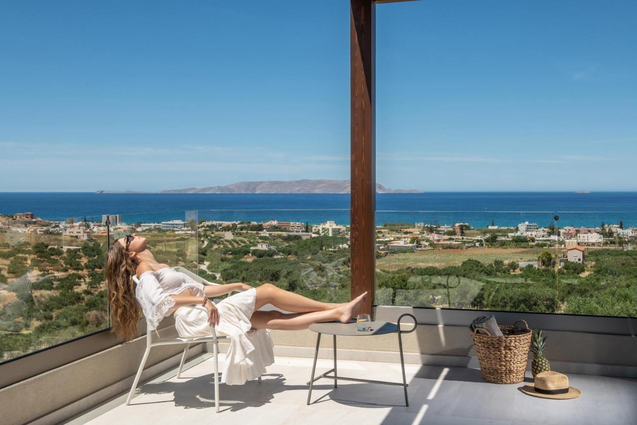 Kymo Instyle Villa - Sea View Private Pool Jacuzzi Kokkini Hani エクステリア 写真